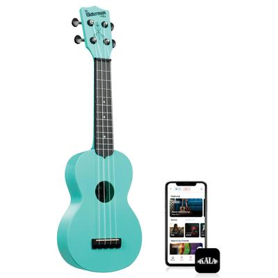 KALA Ukulele The Waterman Beach Collection Soprano Luminous Matte Color Aqua Mist Bag KA-WMG-BL-S [Tote Included] []