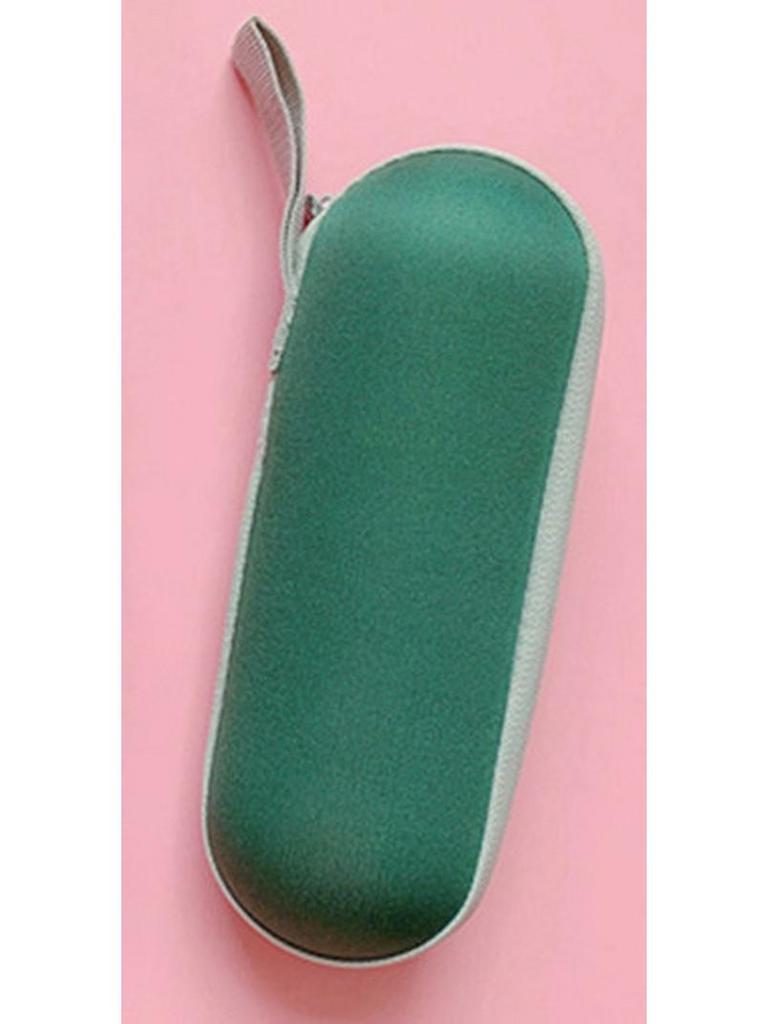 Ultra-Light 6-8 Bone Mini Capsule Umbrella - Compact Sunshade with Glasses Case for Sunny & Rainy Days