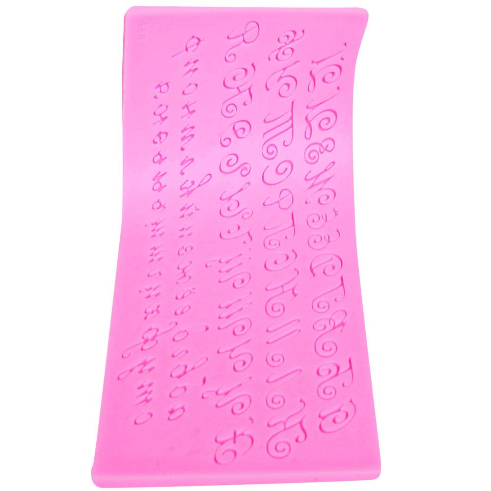 Sophronia M471 Russian Capital Lower Letter Silicone Molds Fondant Moulds Cake Decorating Cupcake Alphabets Forms Baking Tools