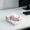 Pink Mini Pig Decorative Statue Cute Cuddly Desktop Ornament Small Animal Figurine for Living Room Home Decor