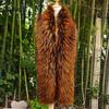 Women Long Scarf Solid Color Thickened Scarf Imitation Fox Fur Versatile Soft Scarf Winter Outdoor Wear