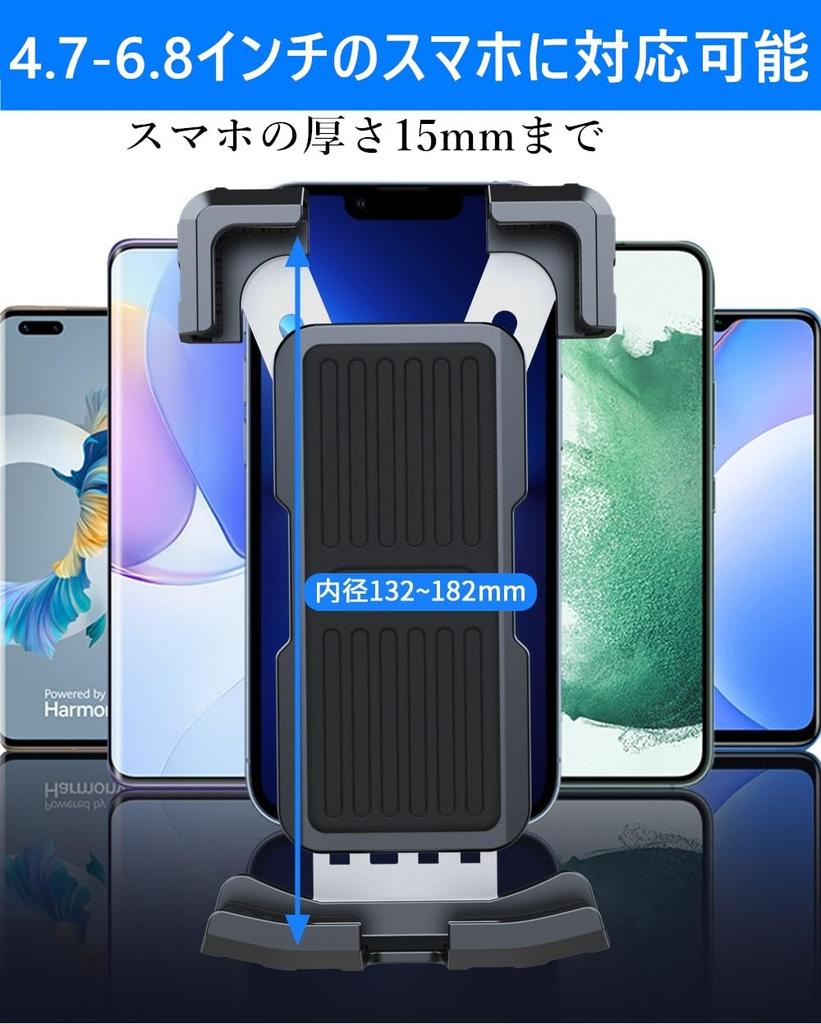 Bicicleta Smartphone Smartphone para Bicicletas de Estrada e Cross Segura Queda Compatível com iPhone 15 15 15 Pro iPhone Pro e Smartphones de Polegada Suporte,