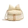 Adorable Mini Box Bag With Bowknots And Lace Chain Chic Style For Boys And Girls