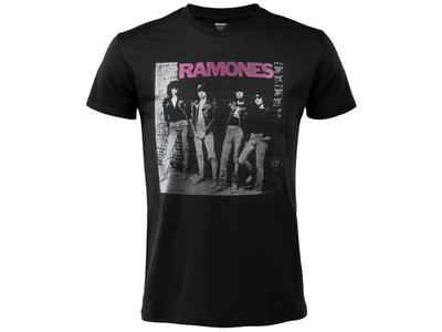Ramones T-shirt Ufficiale Maglia Originale Adulto Nera T-shirt Gruppo Rock-