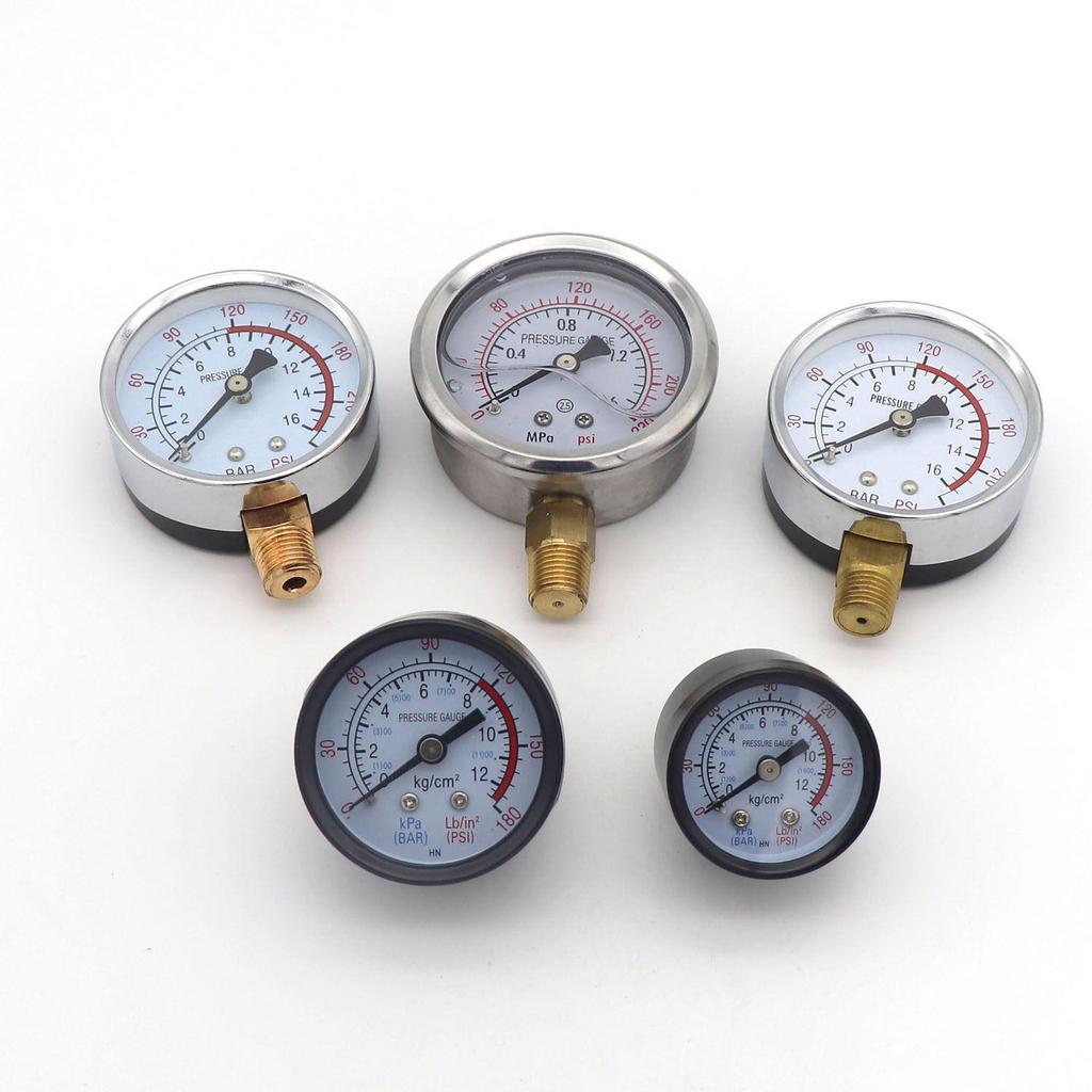 Air Compressor Gauge Set: 1 To 2 Axial Air Gauges Y40/Y50/Y60