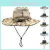 Hat Sun Fisherman Protection Large Brim Mesh Cap Breathable Outdoor