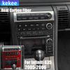Real Carbon Fiber Car Accessories Center Console Frame Decorative Trim Cover Soft Sticker For Infiniti G35 V35 CV35 2005-2006