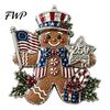 USA Flag Holiday Decorations 250 Anniversary Christmas Ornament, United States 1776-2026 250th US Independence Celebration Gift Patriotic Keepsake,