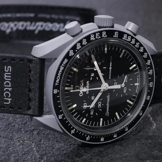 Moon Authentic Omega Swatch Mission Watch Collaboration Waterproof Mens Womens Shopper