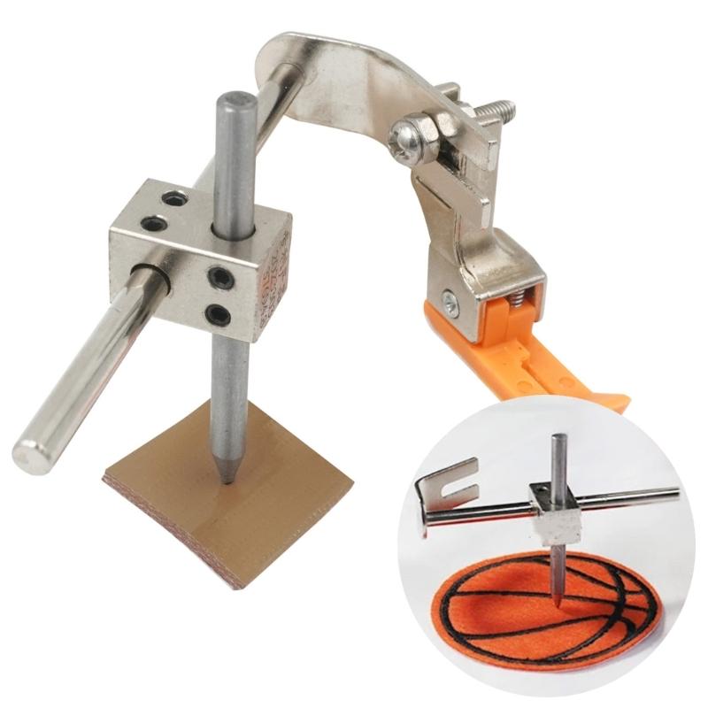 Circle Guide Attachment for Sewing Machine Projects, Metal Marking Rod Set for Round Line Work, Fabric Control, Pattern Tracing, and Sewing Use