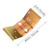 10pcs Corner Bracket Iron Fixing Brace Corrosion Resistant Sturdy Connector For Furniture Table Bed Shelf Woodworking Repair