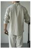 Men's Italian Linen Lightweight Long-Sleeve Shirt - Spring 2026 Casual, Old Money Style.