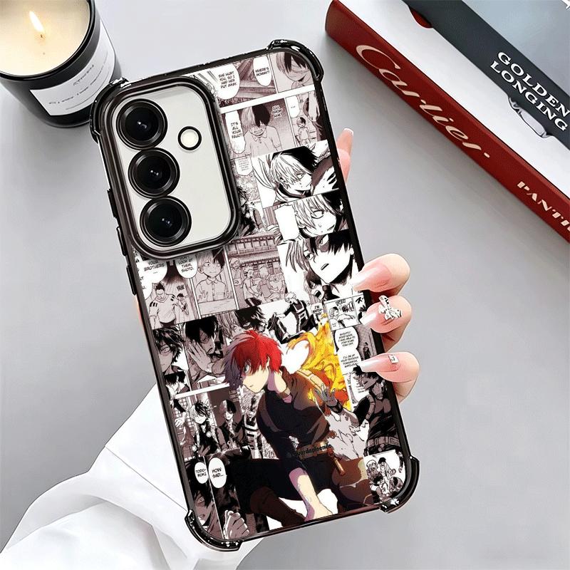 MHA My Hero Todoroki Shoto Soft Phone Case For Samsung A17 A27 A07 A37 A57 A16 A56 A15 A55 A14 A54 A13 A53 A26 A36 A25 A35 A24 A