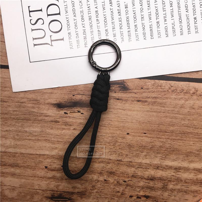 Paracord Geflochten Gewebt Schlüsselanhänger Anti-Verlust Telefon Ring Seil Riemen Lanyard Telefon Anhänger Kamera Seil Handy Schlüsselbund