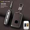 Zinc Alloy Leather Car Key Fob Case For Volvo Xc40 S60 Xc60 C40 S90 Xc90 V60 V90 T6 T8 Key Case Car Key Fob Case