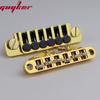 Guyker Tune-O-Matic Roller-Sattel-Gitarrenbrücke Gm005 + Vintage Tp6 Saitenhalter Fünf Farben Erhältlich