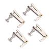 8PCS Metal Violin Fine Tuners Silver Color Fine Tuner Adjusters String Adjusters For Violin