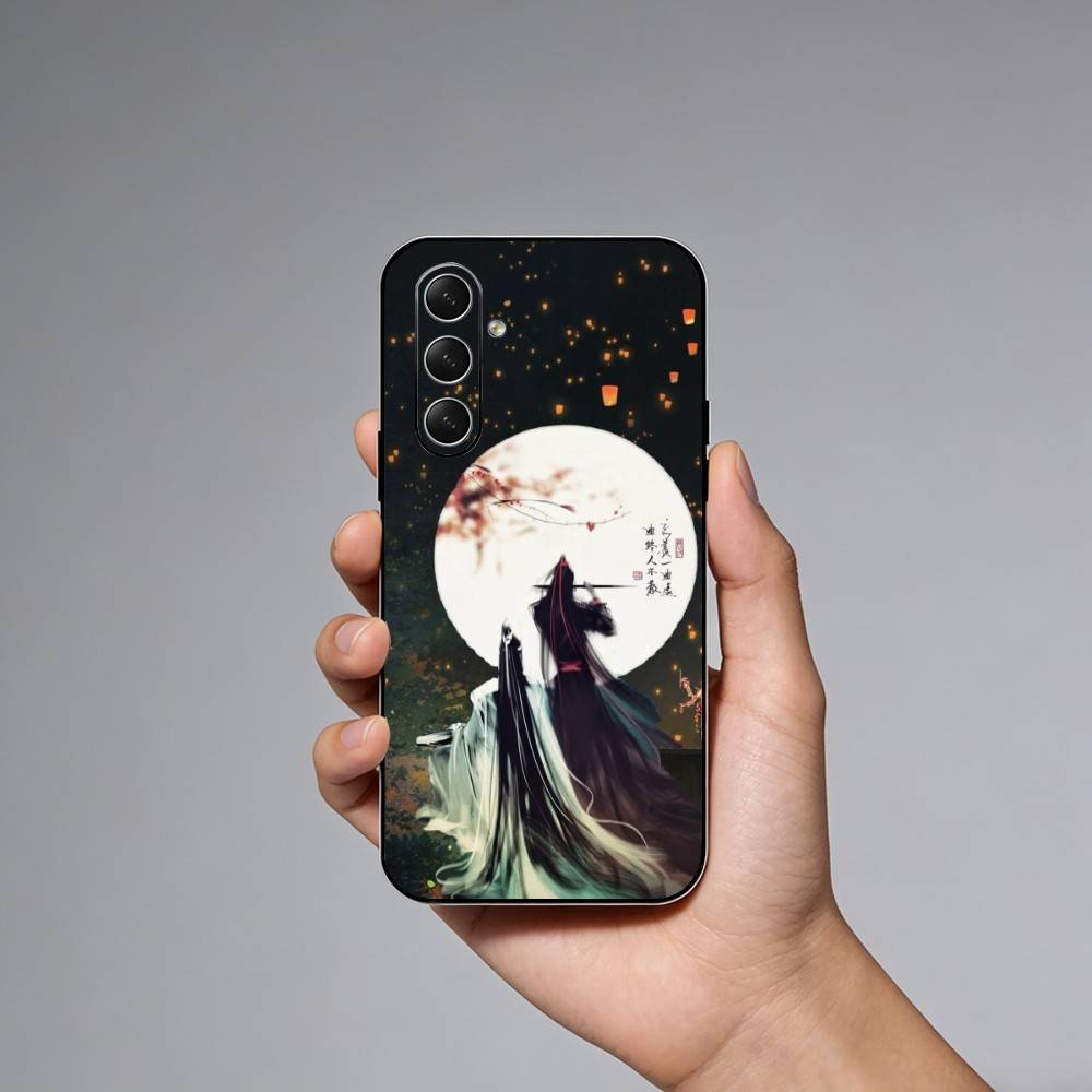 M-Mo Dao Zu Shi MDZS Anime Phone Case For Samsung Galaxy A73,21,22,32,71,53,52,51,80,5G Soft Black Cover