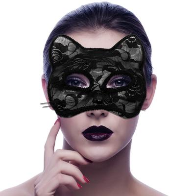 Women Dance Party Performance Fox Half Mask Animal Face Decor Cat Cosplay Supplies