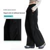 Li Ning Outdoor CF Quick Dry Cool Multi Pocket Straight Leg Cargo Pants Women Pants Black AYKW110-3