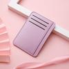PU Ultra-Thin Women's Card Wallet - Compact, Large Capacity, Multi-Slot Student Holder