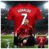 2026 Summer Football Match Ronaldo Fan Jersey Cheer T Shirt Game Watching Essential Tops Unisex Adult Kids Full Sizes