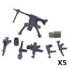 Militärisches Baustein-Soldatenfiguren-Zubehör Zelt Ölfass Sandsack Waffe Kiste Armee Bausteine Geschenk Spielzeug Kinder J034