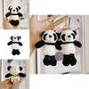 Genuine Panda Plush Keychain Cute Soft Animal Doll Stuffed Toy Bag Accessory