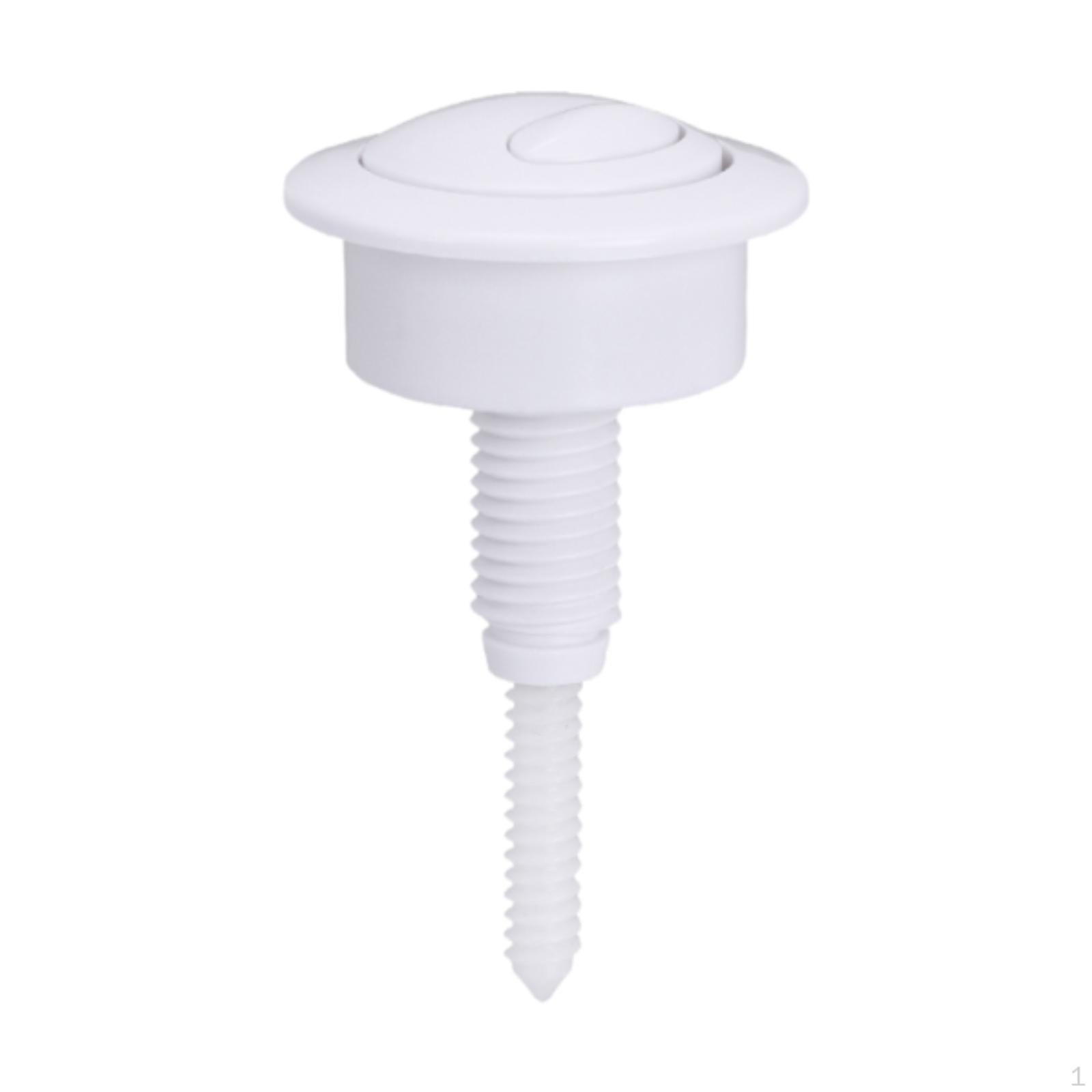 Toilet Press Button Double Push Adjustable Home with Thread Diameter Tank Parts Water