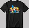 The Simpsons Valentine Days Short Sleeve White-Black Men's / Women's T-Shirt C497