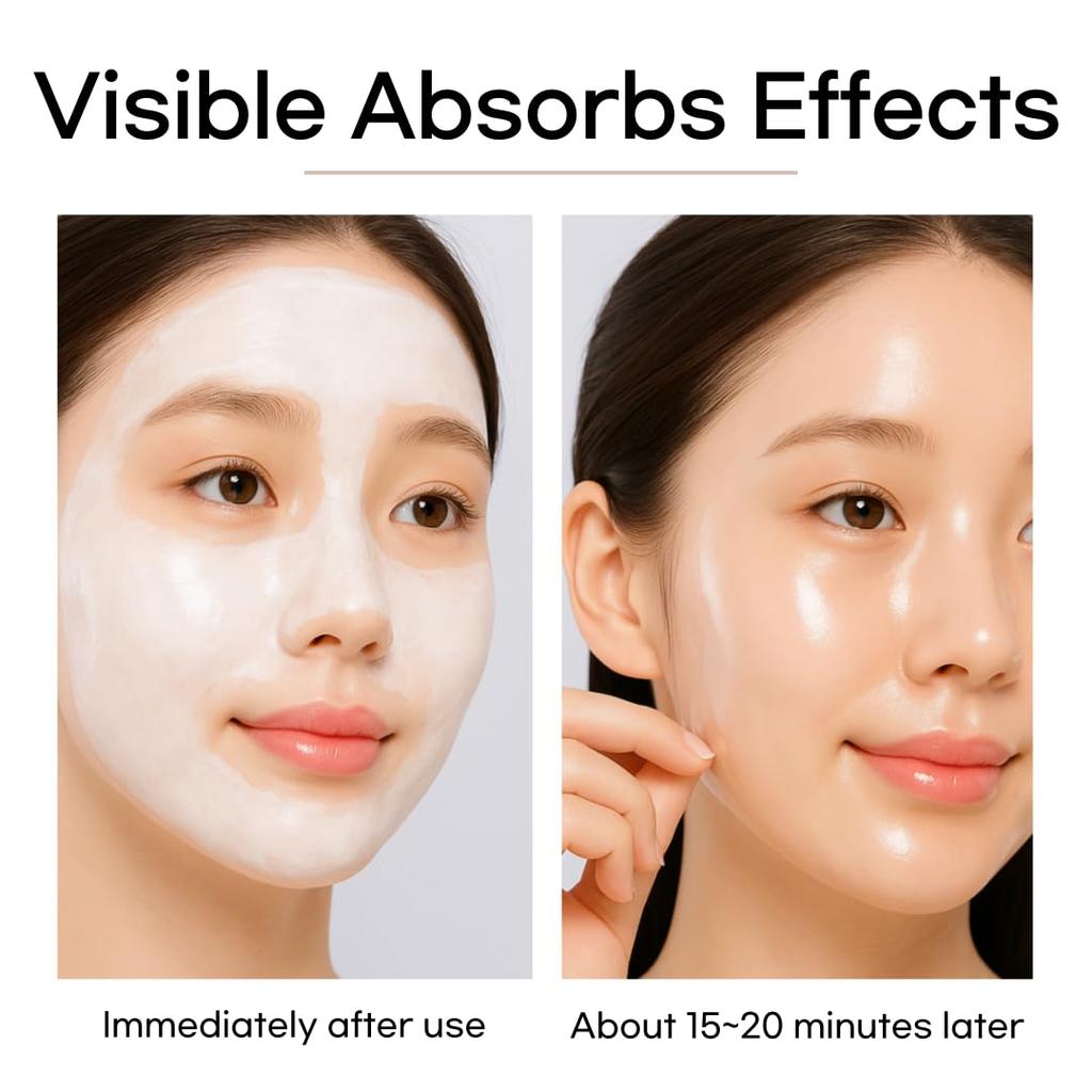 Daymellow Rice Collagen Wrapping Highly Moisturizing and Reduces Korean Mask, Peel-Off Mask, Firms, Glows, Pores, Skincare, 70ml/2.36oz