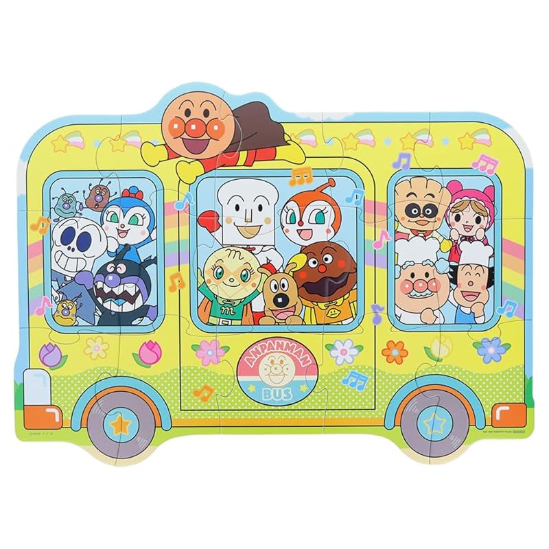Sunstar Schreibwaren Los! Anpanman Erstes Puzzle Schritt 3 Hellblau 5280009F