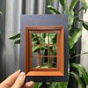 Tragbare Fensterrahmen-Requisiten Frische Perspektive Wiederverwendbare Fensterblick-Requisiten Handgehaltene Kunststoffscheiben-Pic-Requisiten Hochzeit