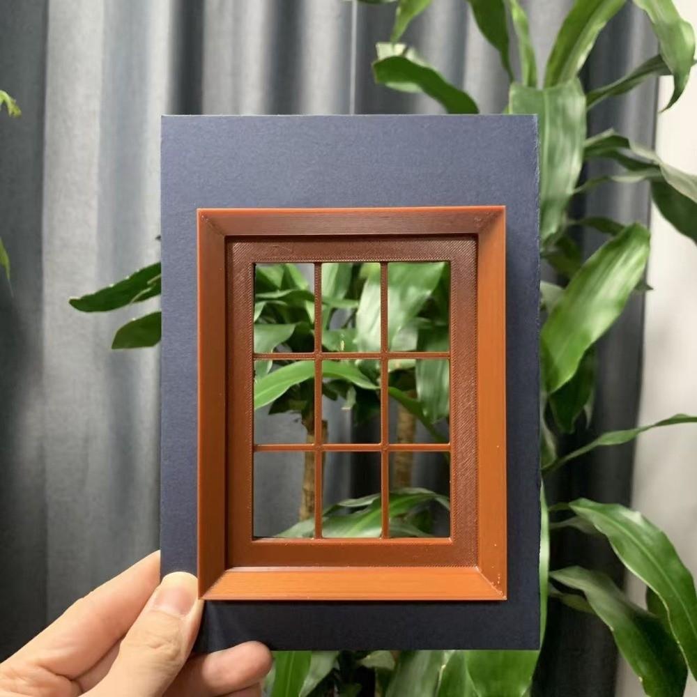 Tragbare Fensterrahmen-Requisiten Frische Perspektive Wiederverwendbare Fensterblick-Requisiten Handgehaltene Kunststoffscheiben-Pic-Requisiten Hochzeit
