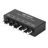 Stereo Mixer Distributor 2 In 4 Out Independent Control 5x Amplification for PC Mic Guitar Keyboard DC 5V To 19V