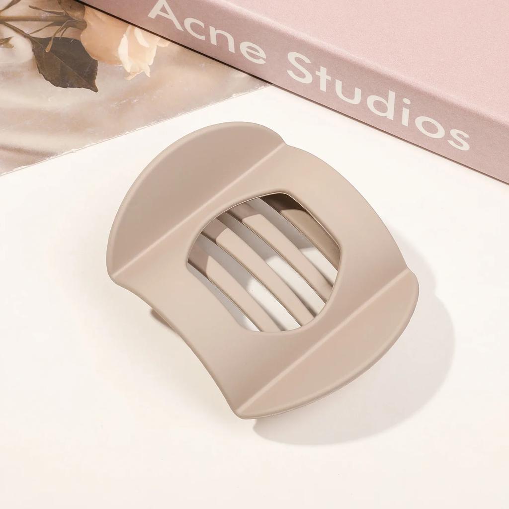 Nouvelles grandes et petites pinces à cheveux en PC pour femmes, accessoires pour cheveux antidérapants, épingles à cheveux vintage en forme d'arc en forme de griffe de canard, barrettes pour filles