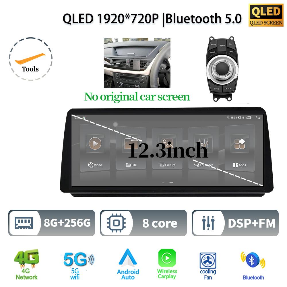 12.3" For BMW 3 Series E90 E91 E92 Android 14 Car Radio Multimedia 4G GPS Navigation Bluetooth Stereo WIFI CarPlay Touch Screen