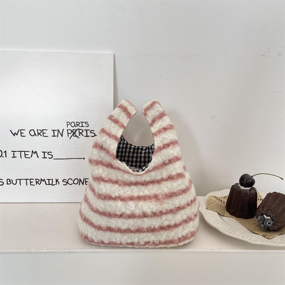 Leopard Print Women Clutch Bag Soft Plush Autumn Winter Fashion Handbag Tote Storage