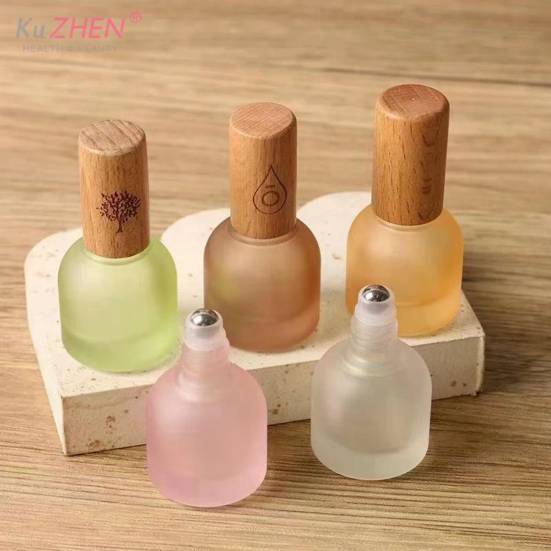 1pcs Mini 10ml Glass Roller Bottle Perfume Roll On Bottle Mini Essential Oil Containers Sample Empty Bottle Travel Refill Vials