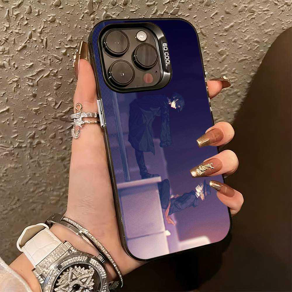 BSD D-Dazai Osamu   Phone Case For iPhone 17,16,15,14,13,12,11 Plus,Pro Max,XS,Colorful Silver Phone case Funda Cover