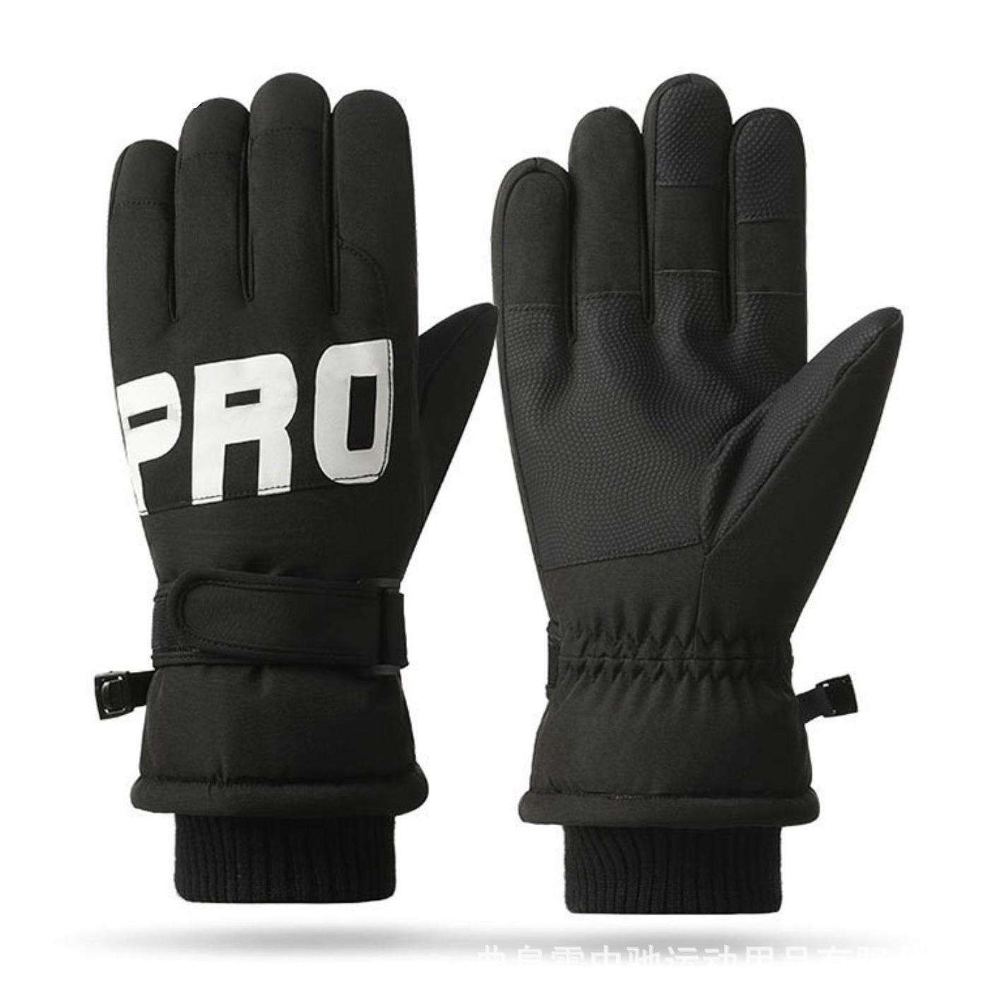 

Unisex Warm Cold-Proof Ski Gloves for Night Running & Electric Vehicles Large