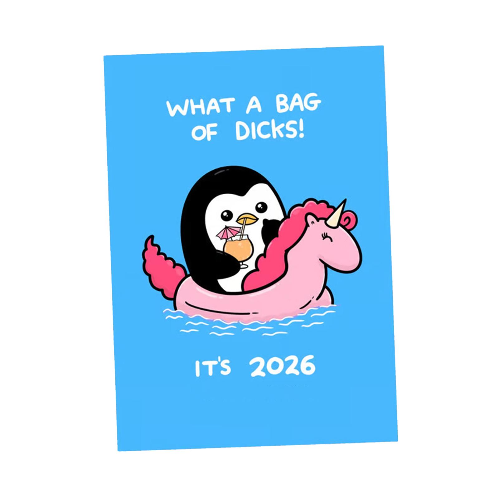 

ЧТО ЗА МЕШОК ЧЛЕНОВ! Настенный календарь: Милый и Веселый One Size