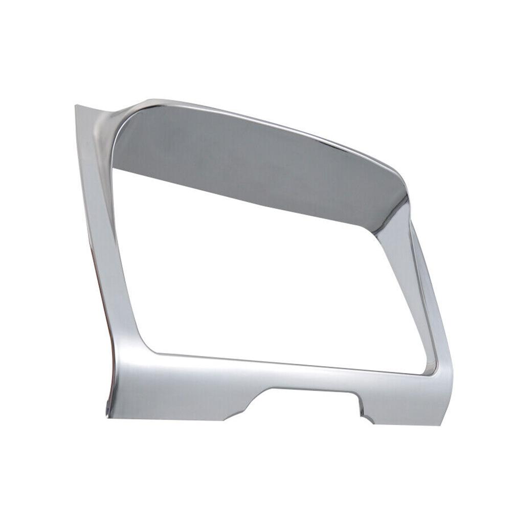 Portable 5Pcs Chrome For NEW Motorcycle Inner Fairing Tri-Line Gauge Stereo Bezel Trims Panel For- Street Glide Tri Glide