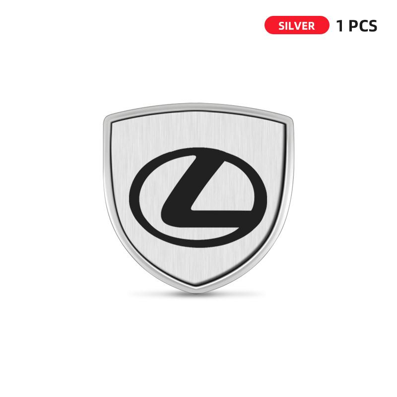 3D Car Styling Shield Emblem Badge Metal Stickers Decor Decals For Lexus EX300H RX450H IS300H ES300H NX RX GS Al20 LX GX