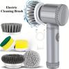 Wireless Electric Spin Scrubber Power Cleaning Brush For Kitchen Bathroom Car Tiles Multi Function Portable Scrub Tool