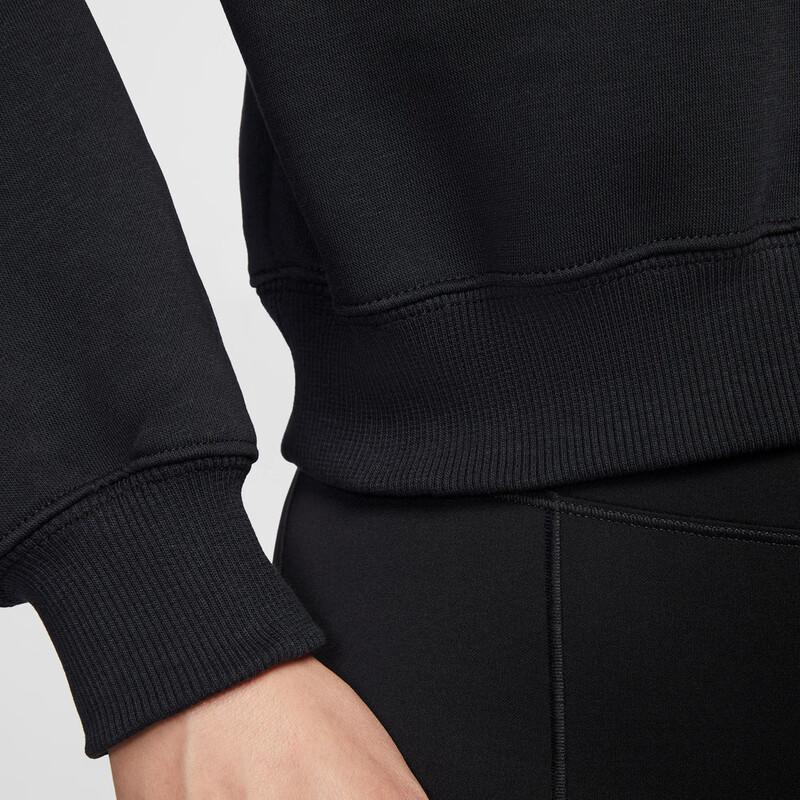 Nike Women's Phoenix Fleece Oversized Cropped Henley Hoodie