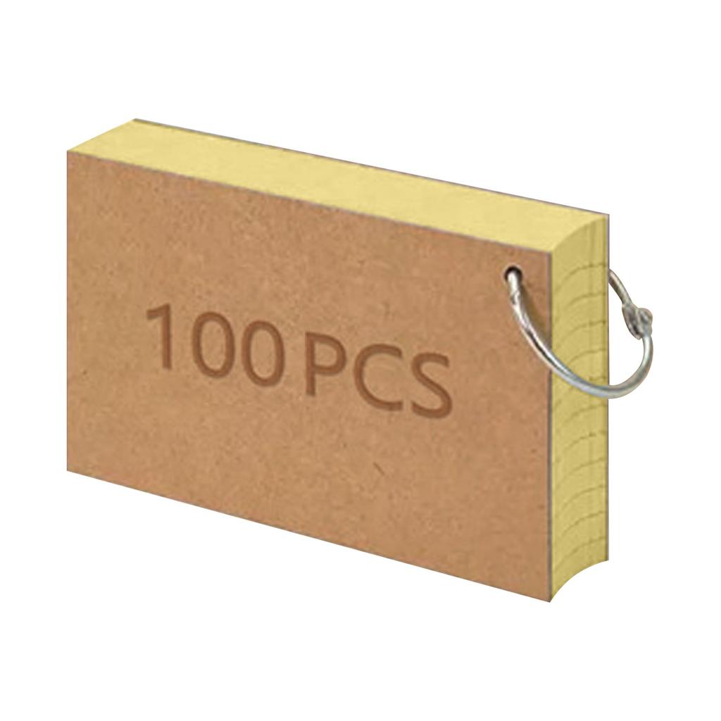 Lined Colored Index Cards Memo Pad Blank Flashcards Notepad Pre Hole PUnched Office Supplies Portable Pocket Notebooks Learning