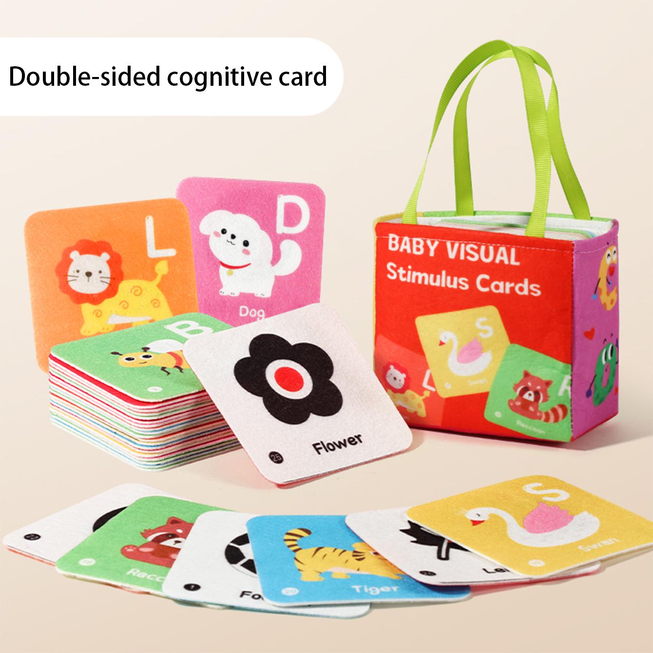 Baby object recognition cards, educational toys, early education and enlightenment