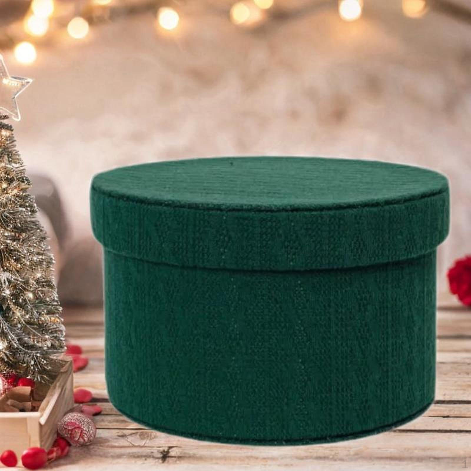 

Різдвяна подарункова коробка з кришкою для пакування Green Knit