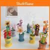Building Block Model Toy Sunflower Plum Biosom Simulate Flower Potted Plant